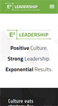 Mobile Screenshot of e2leadership.com